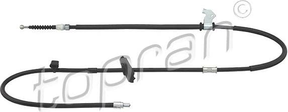 Cable Pull, parking brake 208 361