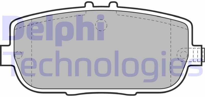 Brake Pad Set, disc brake LP2027