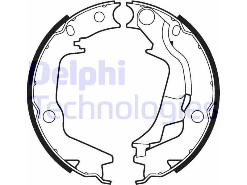 Brake Shoe Set, parking brake LS2011