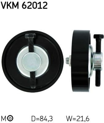 Belt Tensioner, V-ribbed belt VKM 62012 - image 2