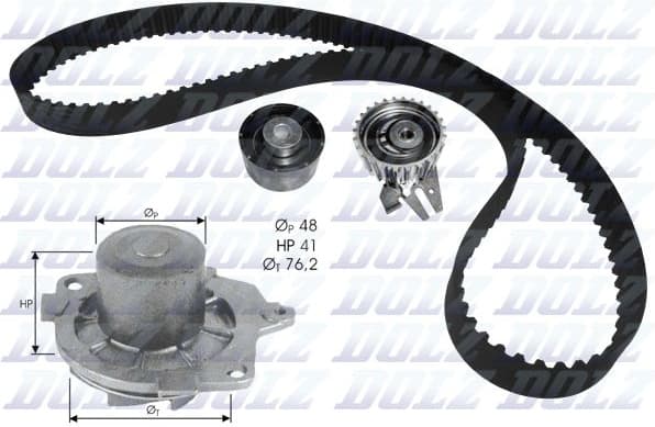 Water Pump & Timing Belt Kit KD114