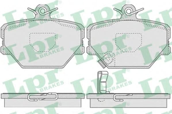 Brake Pad Set, disc brake 5SP761