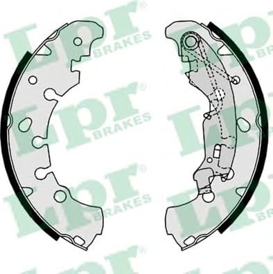 Brake shoes 89090