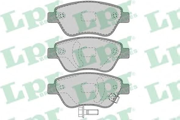 Brake Pad Set, disc brake 5SP1247.