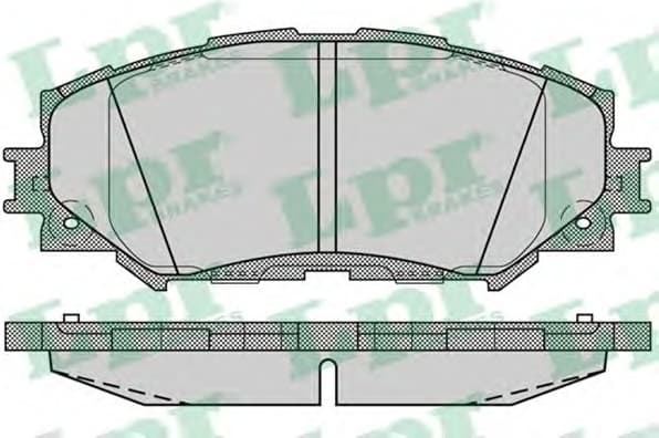 Brake Pad Set, disc brake 5SP1258.