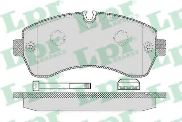 Brake pads front 5SP1295.
