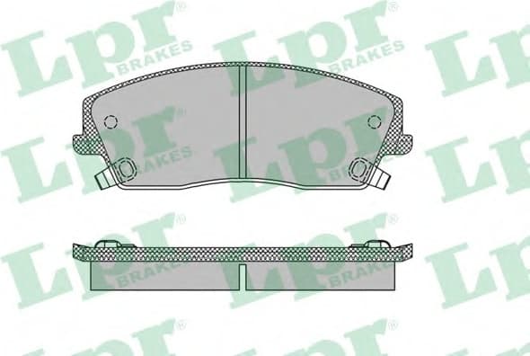 Brake pads front 5SP1399.