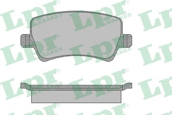 Brake pads rear 5SP1474.