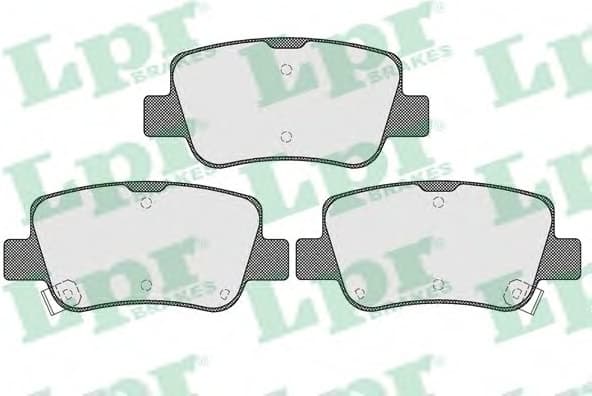 Brake Pad Set, disc brake 5SP1522.