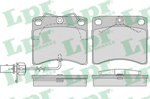Brake Pad Set, disc brake 5SP984.