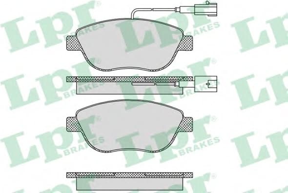 Brake Pad Set, disc brake 5SP1268.