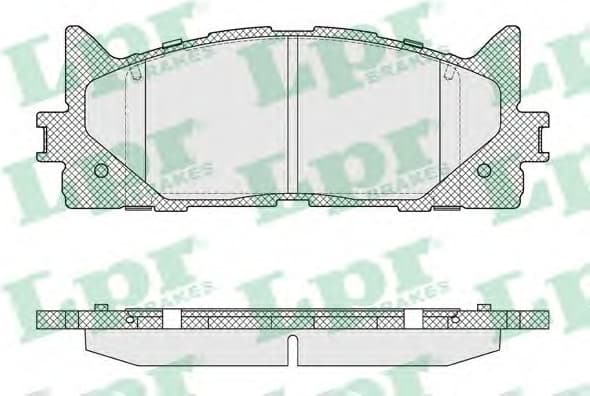 Brake Pad Set, disc brake 5SP1593