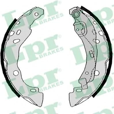 Brake shoes 88630