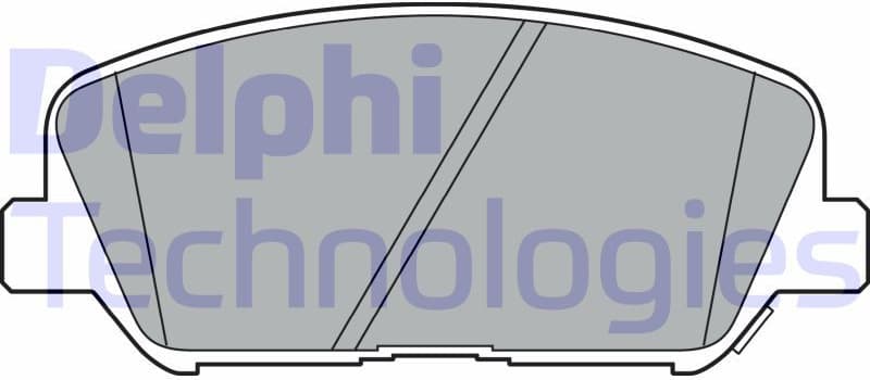 Brake Pad Set, disc brake LP2477