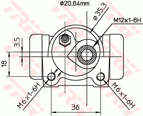 Wheel Brake Cylinder BWF171 - image 4