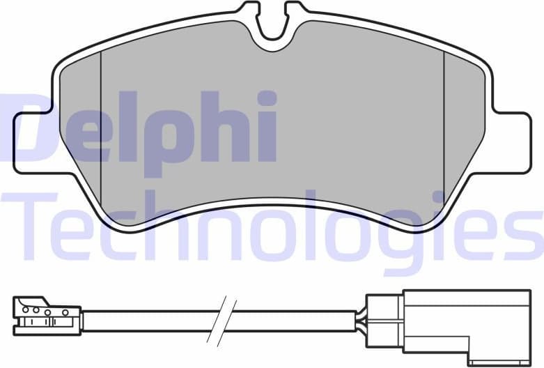 Brake Pad Set, disc brake LP3619