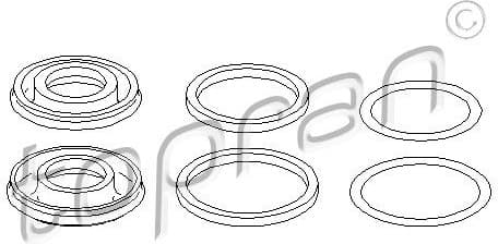 Repair Kit, brake caliper 207 696