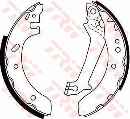Brake Shoe Set GS8607 - image 2