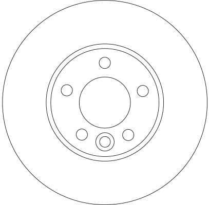 Brake disc, 1pcs FRONT, Top Quality DF4308S - image 2