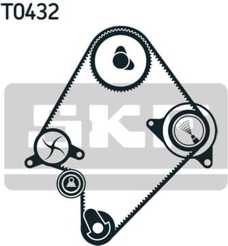 Timing Belt Kit VKMA 94009 - image 4