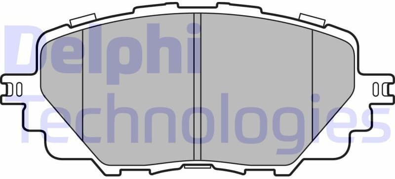 Brake Pad Set, disc brake LP3284