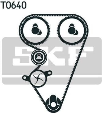 Water Pump & Timing Belt Kit VKMC 07312 - image 4