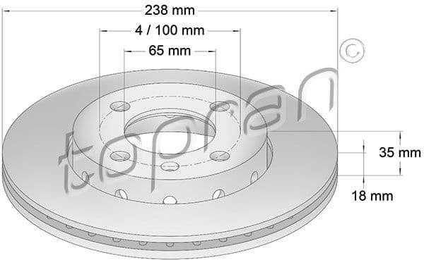 Brake Disc 104 027