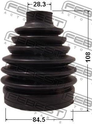 Bellow Kit, drive shaft 0217P-J1020 - image 2