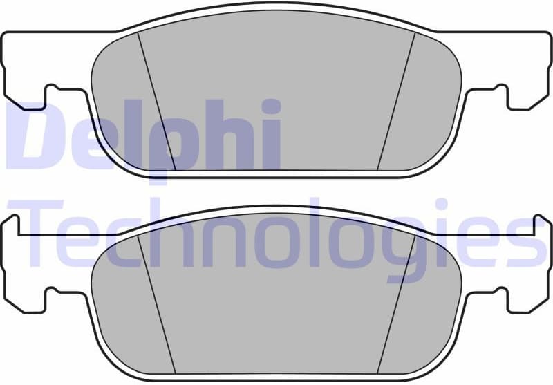 Brake Pad Set, disc brake LP3286