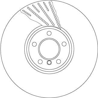 Brake Disc TRW SINGLE DF6623S - image 4
