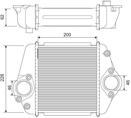 Charge Air Cooler 822901
