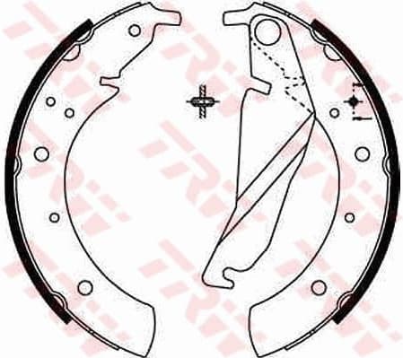 Brake Shoe Set GS8209 - image 2