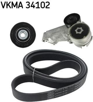 V-ribbed Belt Set VKMA 34102 - image 2