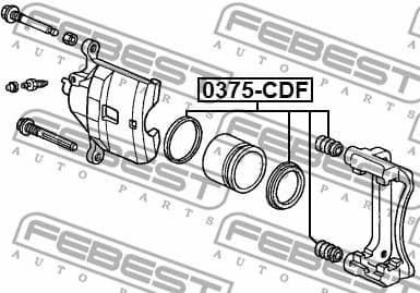 Repair Kit, brake caliper 0375-CDF - image 2