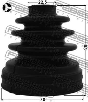 Bellow, drive shaft 0115-ZNRRHT - image 2