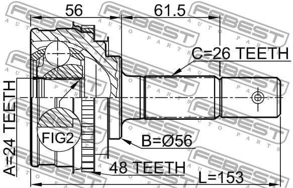 Joint Kit, drive shaft 0110-009A48 - image 2