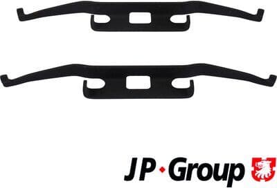Accessory Kit, disc brake pad JP 1163750510