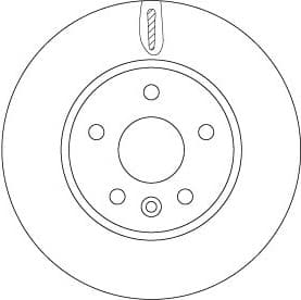 Brake discs kit front (2pcs), Top Quality DF6819 - image 2