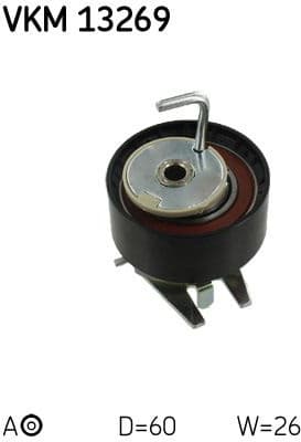 Tensioner Pulley, timing belt VKM 13269 - image 2