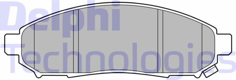 Brake Pad Set, disc brake LP3578