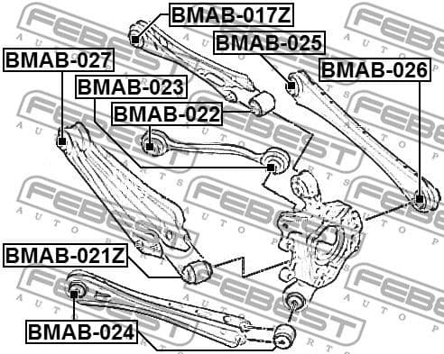 Mounting, control/trailing arm BMAB-021Z - image 2