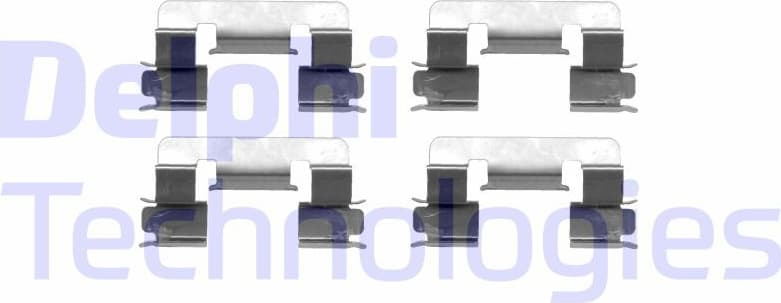 Accessory Kit, disc brake pad LX0376