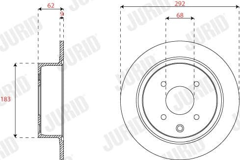 Brake Disc COAT+ 563337JC