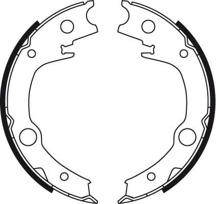 Brake shoes handbrake, Top Quality GS8723 - image 4