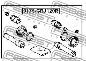 Repair Kit, brake caliper 0175-GRJ120R - image 2