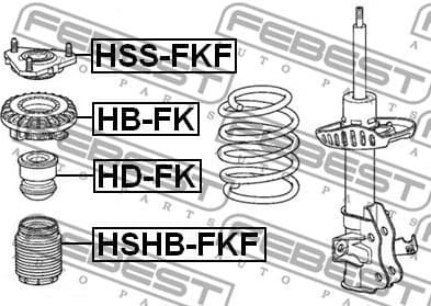 Protective Cap/Bellow, shock absorber HSHB-FKF