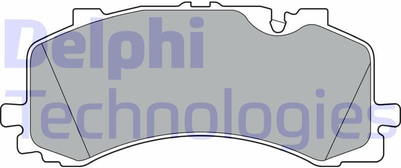 Brake Pad Set, disc brake LP3307