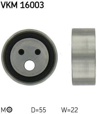 Tensioner Pulley, timing belt VKM 16003 - image 2