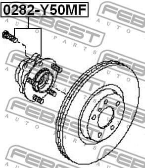 Wheel Hub 0282-Y50MF - image 2