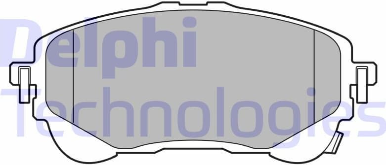 Brake Pad Set, disc brake LP3609